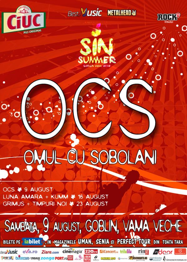 Omul cu Sobolani canta pe 9 august la Sin Summer, Goblin Vama Veche